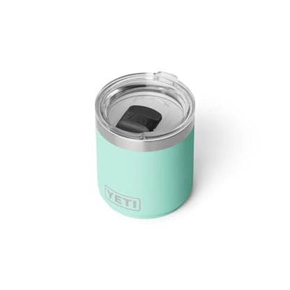 YETI Rambler 10 oz Ceramic Lined Lowball 2.0, Vacuum Insulated with MagSlider Lid, Seafoam - color: Seafoam