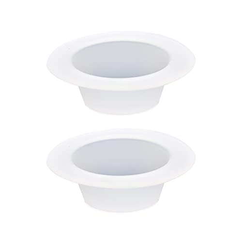 ASAWASA 2 Pcs Wax Warmer Silicone Liner, No Mess, No Scrape Way to Remove Scented, Long Lasting ，Reusable,1.97 inch in bottom diameter Plug in Wax Warmer (Small and medium-size 2pcs) ﻿ - style: 1.97 inch in bottom size