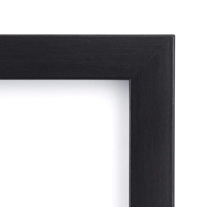 Amazon Basics Rectangular Picture Frame Set for Wall Hanging or Tabletop Display, 6 x 4 in, Black, 5-Pack - size: 4" x 6"