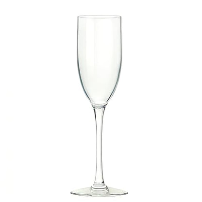 16 Pack Clear Acrylic Champagne Flutes Sparkling Wine Glasses | Unbreakable BPA-Free & Dishwasher Safe, Ideal for Weddings, Picnics & Pool Parties
