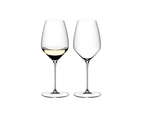 Riedel Veloce Riesling Glasses, Set of 2 – Premium Machine-Made Crystal, Diamond-Shaped Stemware for New World White Wines, Dishwasher Safe | Set of 2 - Premium Machine-Made Crystal, Diamond-Shaped Stemware for New World Wines, Dishwasher Safe - style: Ri