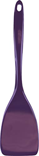 Spatula, Turner for Non-stick pans, Heat Resistant, Melamine Utensil with Ergonomic Handle, 11 inch, Set of 6 by Reston Lloyd, Plum - color: Plum, size: 100% Melamine Spatula, Set of 6