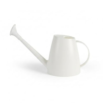1.8L Long Spout Watering Can for Indoor Plants, Durable PP Plastic Pot Waterer with Precise Flow Control for Home Garden, Balcony & Windowsill - color: White