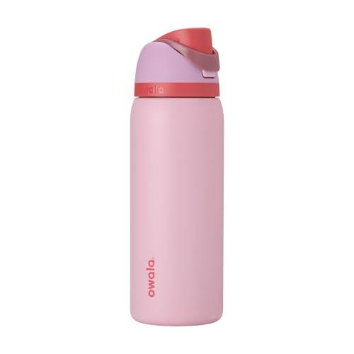 Owala FreeSip Stainless Steel Water Bottle 32 oz Angel Food Cake - color: Angel Food Cake, size: 32 Ounces