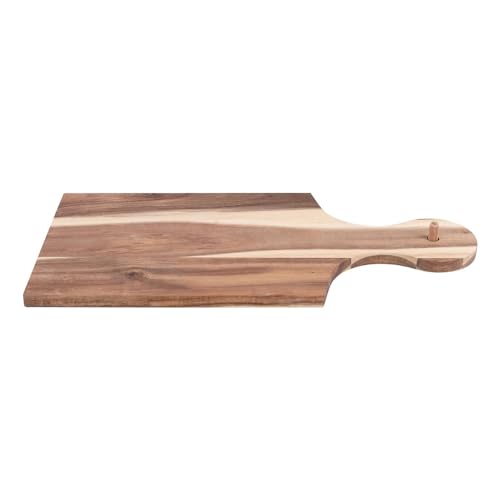 Rectangular Acacia Charcuterie Board - 10"x22" Cheese Boards Perfect for Christmas, Halloween, Ideal Wedding Gifts for Couple, Large Kitchen Serving Platter with Peg for Optional Toppers - style: Rectangular Charcuterie Board