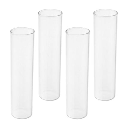 Test Tube Vase Propagation Station for Hydroponic Plants Clear Glass Flower Holders for Indoor Home Decor Modern Minimalist Small Plant Stand 7.08X1.18X1.18In