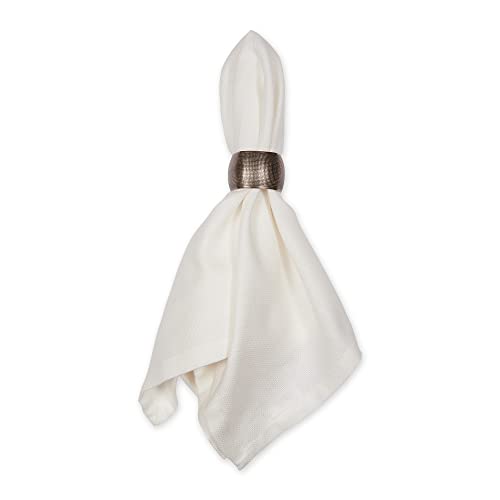 DII Variegated Tabletop Collection, Napkin Set, 20x20, Off-White, 6 Piece - color: Off-white, size: 20" x 20" (Set of 6)