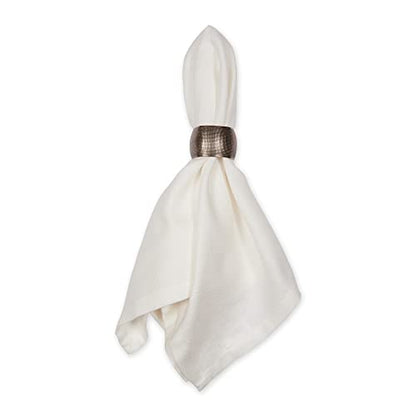 DII Variegated Tabletop Collection, Napkin Set, 20x20, Off-White, 6 Piece - color: Off-white, size: 20" x 20" (Set of 6)