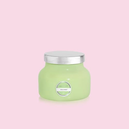 Capri Blue Volcano Scented Candles - Luxury Candles for Home Scented with Tropical Fruit & Sugared Citrus - Long Lasting Soy Wax Blend - Petite Glass Jar (Iced Matcha Green, 8 oz) - color: Iced Matcha Green, size: 8 oz