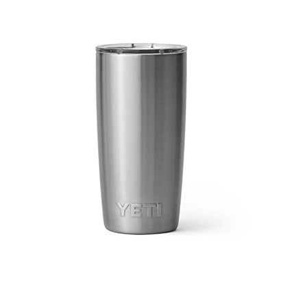 YETI Rambler 10 oz Tumbler, Stainless Steel, Vacuum Insulated with MagSlider Lid, Stainless - color: Stainless