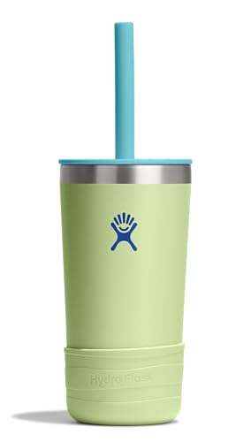 Hydro Flask Kids 12 Oz Tumbler with Lid and Straw for School - Insulated Stainless Steel in Seedling Green - color: SEEDLING GREEN