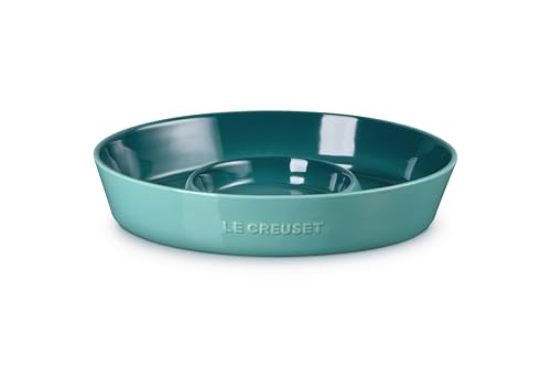 Le Creuset Stoneware Signature Oval Chip and Dip Platter, 13", Riviera - color: Riviera