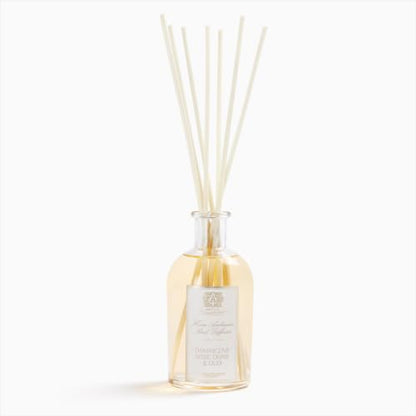 Antica Farmacista Home Ambiance Diffuser - Long-Lasting Reed Scent Diffuser - Luxury Room Freshener Gift - Damascena Rose, Orris & Oud, 8.45 fl oz