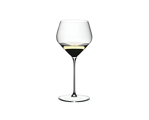 Riedel Veloce Chardonnay Wine Glasses Set of 2 - Crystal Glass - Dishwasher Safe 6330/97 | Crystal Glass Stemware with Wide Bowl Design & Elegant Fine Stem for White Wines, Enhances Aromas & Flavor, Dishwasher Safe - style: Chardonnay