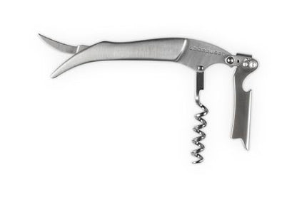 Le Creuset Stainless SteelCorkscrew Wine Opener | One-Step Waiter's Friend - color: Stainless Steel, style: Wine Opener