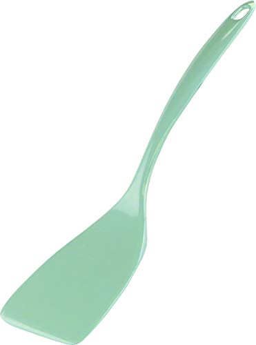 Reston Lloyd Spatula, Turner for Non-stick pans, Heat Resistant, Melamine Utensil with Ergonomic Handle, 11 inch, Set of 6, Calypso Basics, Seafoam - color: Seafoam, size: 100% Melamine Spatula, Set of 6