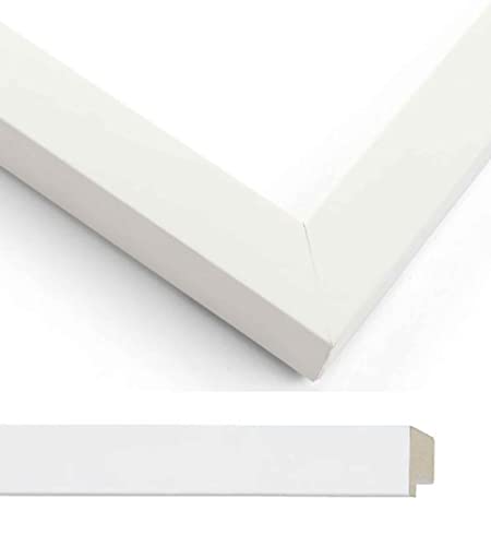 Instagram 25-Opening White Collage Frame With Mat - 22x22 Solid Wood Frame For (25) 4" x 4" Photos - White Matted Instagram 4x4 Collage Photo Frame with Mat with Multi Opening Picture Matte