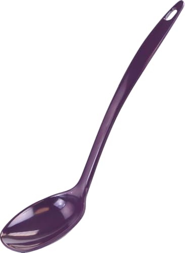 Reston Lloyd 6 Piece Kitchen Utensil Holder for kitchen counter, Utensils crock with Heat Resistant Spoon, Slotted Spoon, Ladle, Spatula BPA Free, Plum - color: Plum, size: Utensil Holder Set