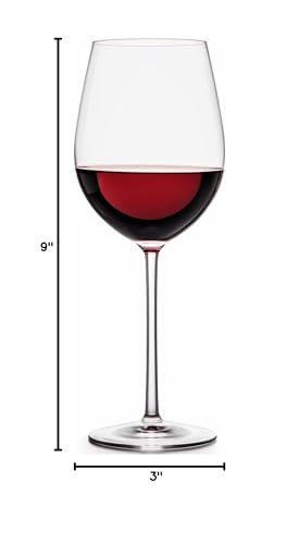 Ravenscroft Wine Glasses, Made in Europe, Sheer/Thin Rim, 100% Lead-Free Crystal, Dishwasher-Safe (Universal Wine Glasses)