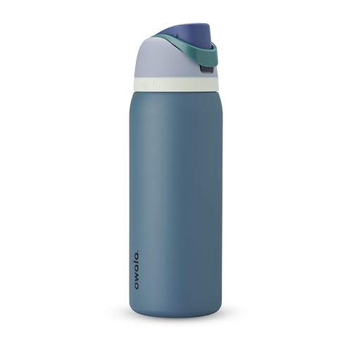 Owala FreeSip Stainless Steel Water Bottle 40 oz Denim - color: Denim, size: 40 Ounces
