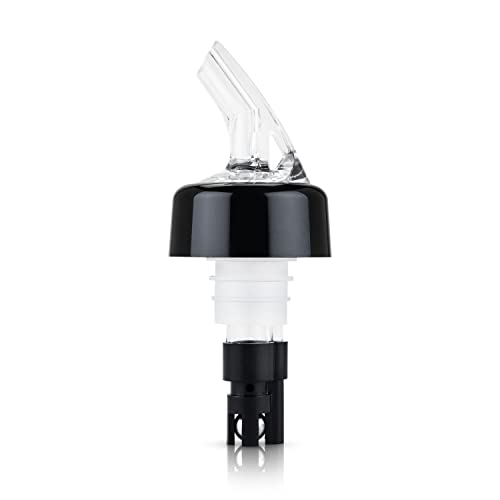 True Ace Measured Liquor Pour Spout, 1 Ounce Pourer, Fits Standard Liquor Bottles, Bar & Cocktail Accessories, Plastic, Set of 1 - size: 1oz