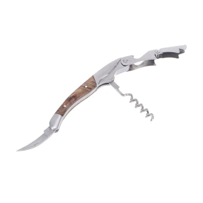 Hemobllo 3pcs Bar Wine Opener Stainless Steel and Wood Multi-use Wine Opener for Events