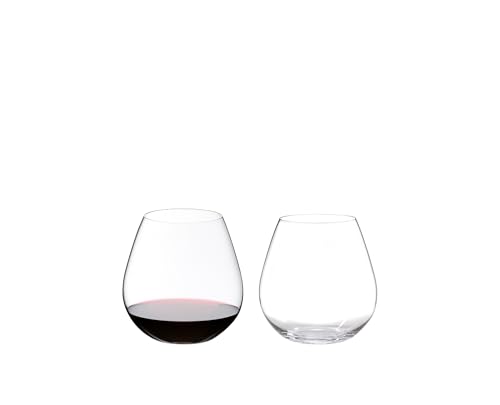 Riedel O Wine Tumbler Pinot Noir Glass, Set of 2 | Dishwasher safe - style: Pinot/Nebbiolo