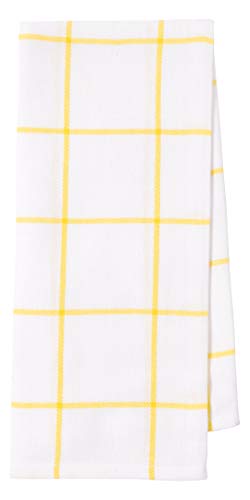 KAF Home Pantry Lemons All Over Kitchen Dish Towel Set of 4, Cotton, 18 x 28-inch
