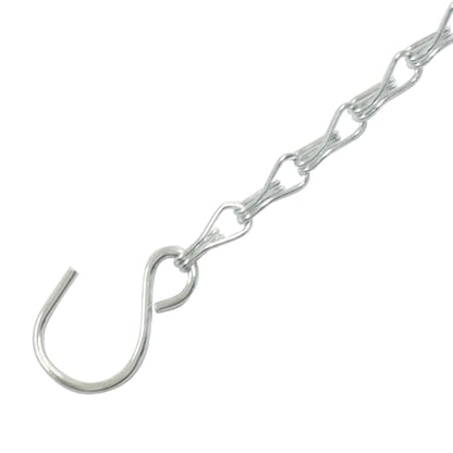 Zorfeter Hanging Chains, Plant Hangers, Silver, 3 Pack, 23 Inch | Replacement Hooks, Flower Pot Chains, For Planters/Bird Feeders and Lanterns