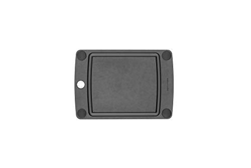 Epicurean All-In-One Cutting Board with Non-Slip Feet and Juice Groove, 10" × 7", Slate/Black - color: Slate/Black, size: 10"L x 7"W