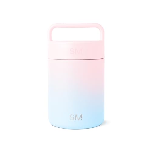 Simple Modern Food Jar for Hot Food | Reusable Stainless Steel Vacuum Insulated Leak Proof Lunch Storage for Smoothie Bowl, Soup, Oatmeal | Provision Collection | 12oz | Sweet Taffy - color: Ombre: Sweet Taffy, size: 12 Ounces