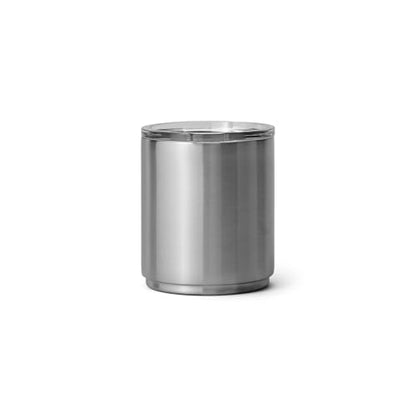 YETI Rambler 10 oz Ceramic Lined Lowball 2.0, Vacuum Insulated with MagSlider Lid, Stainless - color: Stainless