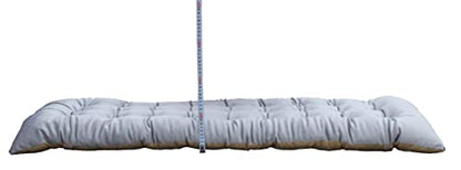 Chaise Lounger Patio Cushion Rocking Chair Sofa Furniture Lounge Cushions Outdoor Indoor Thick Sun Lounger Swing Bench Cushion with Elastic Ties 45 L X 18 W, Light Grey - color: Light Grey, style: 45 L X 18 W