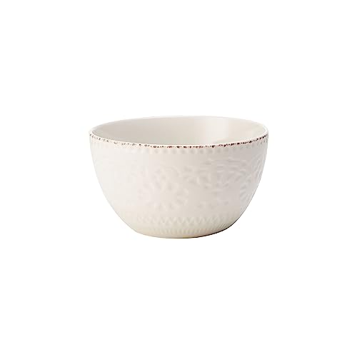 Pfaltzgraff Chateau Cream 16-Piece Stoneware Dinnerware Set, Service for 4, Off White - style: 16-Piece Stoneware Dinnerware Set