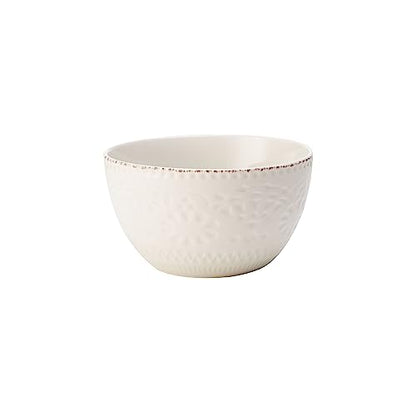 Pfaltzgraff Chateau Cream 16-Piece Stoneware Dinnerware Set, Service for 4, Off White - style: 16-Piece Stoneware Dinnerware Set