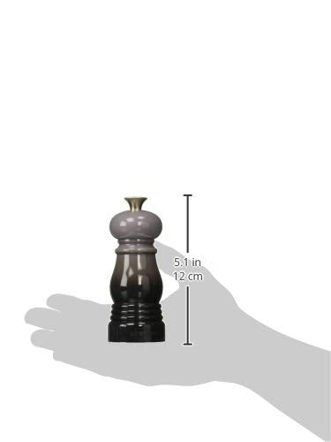 Le Creuset Petite Salt and Pepper Mill Set, 5" x 2" each, Oyster - color: Oyster, size: Small