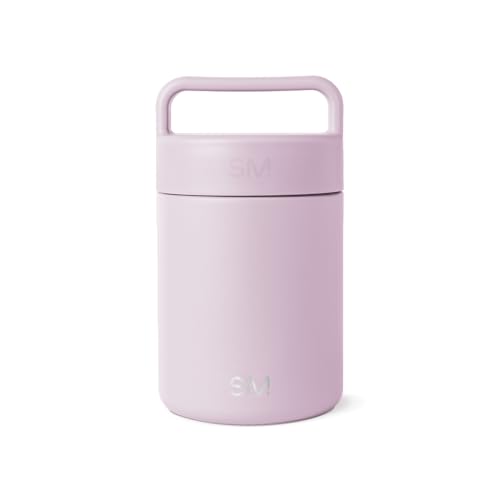Simple Modern Food Jar for Hot Food | Reusable Stainless Steel Vacuum Insulated Leak Proof Lunch Storage for Smoothie Bowl, Soup, Oatmeal | Provision Collection | 12oz | Lavender Mist - color: -Lavender Mist, size: 12 Ounces
