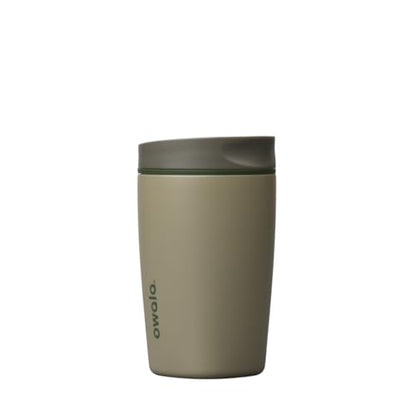 Owala SmoothSip Slider Insulated Stainless Steel Coffee Tumbler, Reusable Iced Coffee Cup, Hot Coffee Travel Mug, BPA Free 12 oz, Off Road - color: Off Road, size: 12 Ounces, style: No Handle