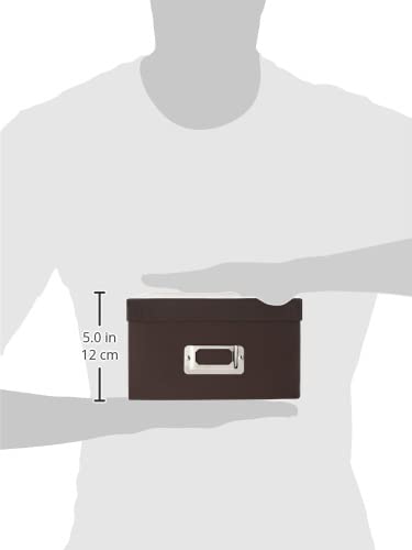 Pioneer Photo Albums B-1S/DB B-1S Photo Storage Box, Dark Brown - color: Dark Brown, size: 11.25" L x 7.75" W x 4.5" H