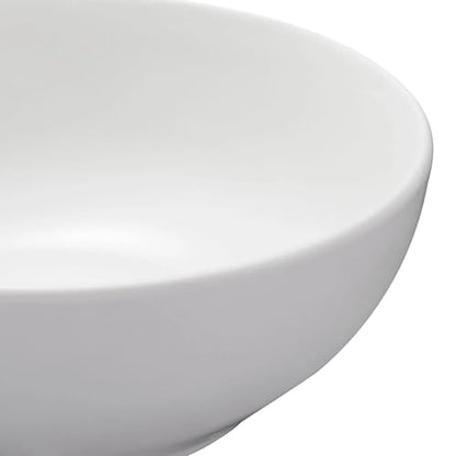 12-Piece Glazed White Stoneware Dinnerware Set, Service for 4 Plates Bowls, Microwave & Dishwasher Safe Neutral Tableware for Home Dining, 2026 Timeless Household Essential