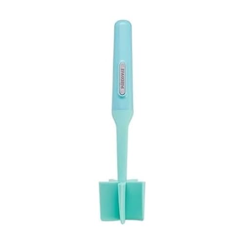 Farberware Heat Resistant Nylon Meat and Potato Masher, Safe for Non-Stick Cookware, Aqua Sky - color: Aqua