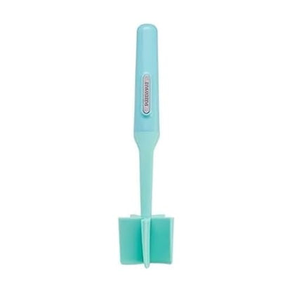 Farberware Heat Resistant Nylon Meat and Potato Masher, Safe for Non-Stick Cookware, Aqua Sky - color: Aqua