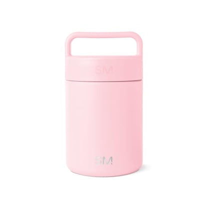 Simple Modern Insulated Food Jar with Handle | 12oz | Pink | Provision Stainless Steel Food Jar, Lunch Container | Leak Proof for Kids, Adults, Smoothie Bowl, Soup | Blush - color: -Blush, size: 12 Ounces