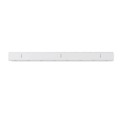 Umbra Flip Coat Rack, Wall Mount 8-Hook, Space Saving, White | Real wood and steel build, retractable hooks fold flat, holds coats bags and scarves, easy install - color: White/Nickel, size: 8-Hook