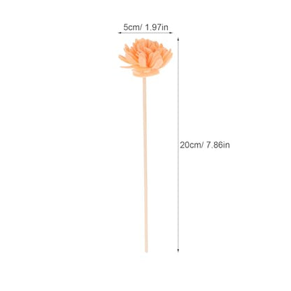Didiseaon 12Pcs Dried Flower Diffuser Sticks Refill Flower Reed Diffuser Sticks Replacement Reeds for Essential Oil Bottles Aromatherapy Home Fragrance Decorative Sticks