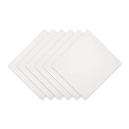DII Variegated Tabletop Collection, Napkin Set, 20x20, Off-White, 6 Piece - color: Off-white, size: 20" x 20" (Set of 6)