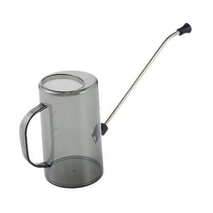 Watering Can, Indoor Long Spout Can, Portable 1L Plant Watering Device, Long Spout Can for Patio, Flowers, Office Indoor, Gray