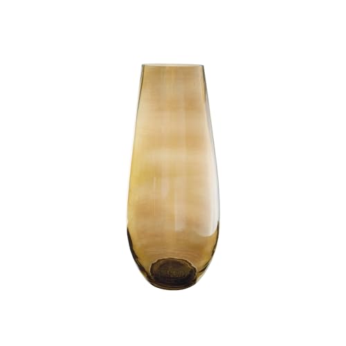 Signature Design by Ashley Rhettman Contemporary 18 in. Vase, Transparent Brown - size: 7.88" W x 7.88" D x 18" H