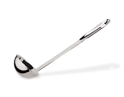 All-Clad 5-Piece Stainless Steel Kitchen Utensil Set – Includes Ladle, Solid Spoon, Slotted Spoon, Turner & Storage Caddy – Heavy-Gauge, Ergonomic, Dishwasher Safe, Silver (Pack of 2) - size: 5-Piece (Pack of 2)