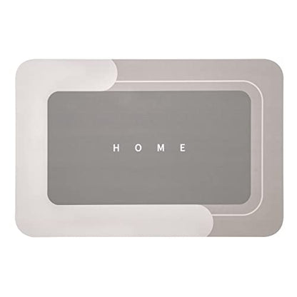 Housego Absorbent Bath Mat, Quick Dry Bath Rug, Non-Slip, 15.7x23.6 Inch, Beige - color: Beige, size: 1 Rectangular Piece (15.7" x 23.6")
